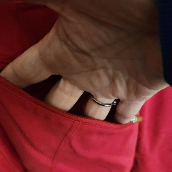 Zella Full Zip Athletic Mock Neck Deep Pink Jacket Size M - Picture 4 of 5